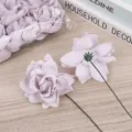 PE künstliche Schaumstoff Gardenien Blütenköpfe hellila DIY Blumenstrauß Material SKU - Hellviolett