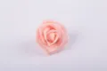 Rosa 7cm PE Schaumstoff Rosenkoepfe Kuenstliche Rose fuer DIY Handwerk Party Dekor - Champagnerrosa