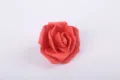 7cm Rote PE Schaumstoff Künstliche Rosen Köpfe Variante für DIY Handwerk Hochzeit Deko - Echtleder in Leuchtend Rot