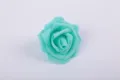 7cm PE Schaumstoff Rosenkoepfe kuenstliche Blumen fuer Hochzeit Party DIY Handwerk Geschenk - Türkisblau