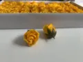 Wholesale 3-layer artificial soap rose flower heads yellow DIY bouquet gift decoration supplies. - Rose Dark Yellow