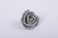 Grauer PE-Schaum künstlicher Rosenblütenkopf 7cm für Geschenkbox Handwerk Party Dekoration DIY - Grau