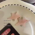 Coppia di fermagli per capelli in acetato rosa marmorizzato a forma di stella - Stile Nuvola di Succo / Pezzo Singolo / Rosa