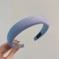 Diadema acolchada azul de esponja para peinado con volumen - Azul