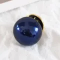 Eleganter dunkelblauer Perlen-Sicherheitsclip für Strickjacken und Schals Zubehör - Blau