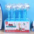 Children windmill bubble wand stick toy 12pcs colorful outdoor fun game for kids wholesale - Xixi Ice Cream Series