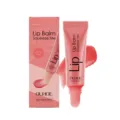 OUHOE moisturizing lip balm squeeze tube in pink shade for dry lips hydration care 10g - Red