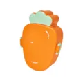 Cute carrot shape bento lunch box with compartments, portable plastic food container. - Radish Shape / Utensils Included