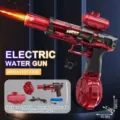 Pistolet à eau électrique automatique grande capacité avec chargeur tambour et lunette. - Pistolet à eau électrique Firelight Ice Mouse - Rouge