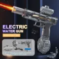 Pistolet à eau électrique jouet avec chargeur tambour, lunette et silencieux. - Pistolet à eau électrique Firelight Ice Mouse - Noir