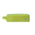 Trousse à crayons verte avec poignée et fermeture éclair, grand étui pour papeterie. - Vert
