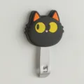 Cute black cat magnetic bottle opener fridge magnet, durable stainless steel opener tool. - Oral Liquid Bottle Opener / Refrigerator Magnet / Black Cat