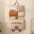 Sac de rangement suspendu de voyage 7-en-1 avec motif d'ours, design imperméable. - Ours à Rayures Beige