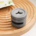 Mini portable bag sealer in sleek gray, compact thermal heat sealing machine for snacks. - Magnetic Bag Sealer [Grey]