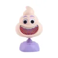 Ventilateur de bureau design dessin animé USB rechargeable rose violet modèle compact - 500mAh / Rose