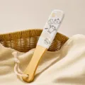 Wooden handle foot file pumice stone dead skin remover tool for smooth foot daily care use. - Animal Alphabet Paradise / 4x22.5cm