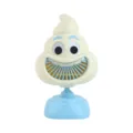 Ventilateur de bureau USB mignon avec design de personnage cartoon et angle réglable pour été. - 500mAh / Beige