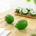 Savon artisanal avec forme de fruit créatif design citron nettoyage doux de la peau bain. - Citron
