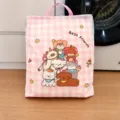 Grand sac à linge à carreaux roses pour machine à laver, joli sac de lavage anti-déformation. - Très grand