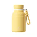 Bichar petite bouteille isotherme, tasse portable en acier inoxydable avec sangle. - Jaune