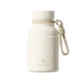 Bichar mini bouteille d'eau isolee portable 316 acier inoxydable tasses de voyage beige - Blanc