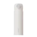 Minimalist stainless steel insulated water bottle portable thermos cup with lockable lid - 480ml / White
