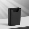 Schwarzer magnetischer Stiftehalter für Whiteboard, langlebiger Kunststoff Stiftebox Büro. - Schwarz