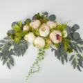 Artificial Peony Flower Garland Doorway Wall Hanging Wedding Decor Pink Variant Sku - Champagne Pink