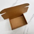 Scatola di spedizione in cartone kraft ondulato, imballaggio molto sicuro per prodotti. - 6 Pcs con Scatola