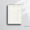 Daily planner notebook time management daily schedule notepad spiral bound 80 sheets - A5 Specification