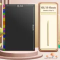 Set di carta da grattare nera per bambini 4K grande blocco da disegno con penna in bambù. - 4K 10 Fogli