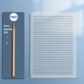 Regla flexible plantilla de examen, espaciado de 8mm 33 filas herramienta de cuadrícula de dibujo. - [33 rejillas] Espaciado de 0,8 cm