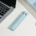 Astuccio minimalista in pelle PU custodia protettiva elegante per penna stylus azzurro - Azzurro