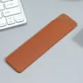 Premium brown leather pen sleeve bookmark, elegant business stationery accessory gift for teachers. - 539-Light Brown