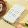 Long cartoon wallet for women with cute animal prints, large capacity zip purse and coin holder. - Animal Style(3112-5)