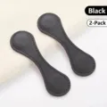 Schwarze Magnetclips zur Anpassung von Hosenbeinen und Ärmeln, Set mit 2 Stück. - Stil 5 Saumfixierer / 2 Stück/Set / Schwarz