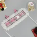Diadema con orejas de gato Lolita rosa a cuadros encaje lazo accesorio de pelo kawaii - Diadema de Orejas de Gato / Rosa