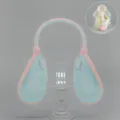 Cute plush floppy bunny ear headband and tail set, perfect for Lolita cosplay and parties. - Rabbit Ear / Pale Blue