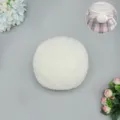 White plush rabbit tail for Lolita dress Easter cosplay costume fluffy round ball accessory - White