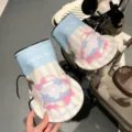 Sun protection handlebar gloves for electric scooters, waterproof and UV resistant summer cycling mitts. - One Size / Blue