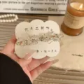 Barrette à cheveux faite à la main avec cristaux clairs étincelants pour femmes élégantes - Pince Fleur en Cristal Blanc