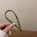 Épic à cheveux élégant en forme de U vert olive pour les accessoires Hanfu et Qipao - Style Vague Croisée / Vert