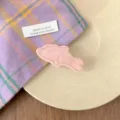 Dopamine style pink dolphin hair clip sweet ocean series hair accessory for girls - Glitter Dolphin