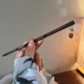 Handmade wooden hair stick with agate tassel for elegant traditional Chinese styling - 1# Rose Tassel Hair Stick