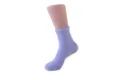 Cozy and soft purple coral fleece sleeping socks for men and women candy colors - Sizes 39-44 / Purple
