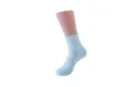 Soft light blue coral fleece fuzzy socks for men and women cozy winter sleeping socks - Sizes 39-44 / Light Blue
