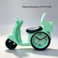 Sveglia creativa a forma di moto verde menta per comodino studentesco tavolo decor - Stile Moto Coreana / Verde