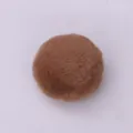 Morbido pon pon in peluche marrone accessorio fai da te per mollette per capelli fatte a mano e decori. - Coda di coniglio - Cammello