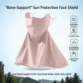 Masque de protection solaire rose pour tout le visage avec UPF 50+ et tissu respirant extérieur - Protection du Cou Prolongée / Rose Sakura