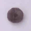 Accessorio di pallina di peluche grigia soffice, ponpon morbido per artigianato fai da te, decorazione. - Coda di coniglio - Grigio